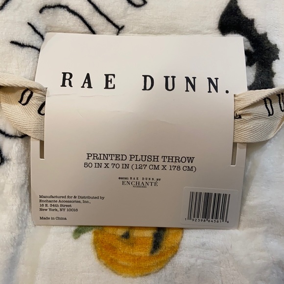 Rae Dunn TRICK OR TREAT Throw - Picture 3 of 3